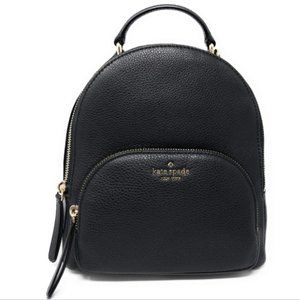 Kate Spade Black Leather Backpack